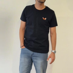 Remera Fox Black Logo DTF en internet