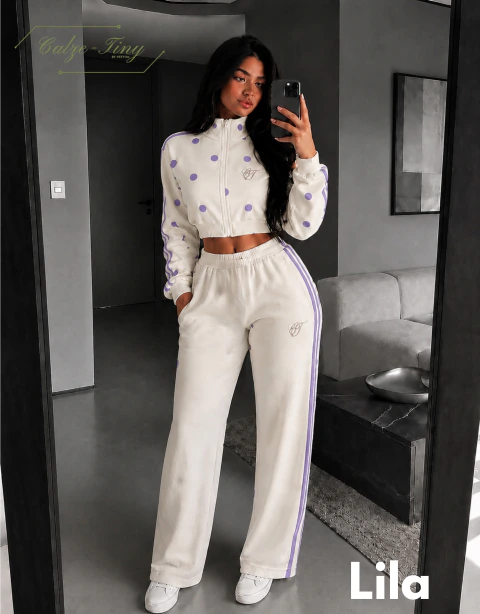 One-Color Pants Set