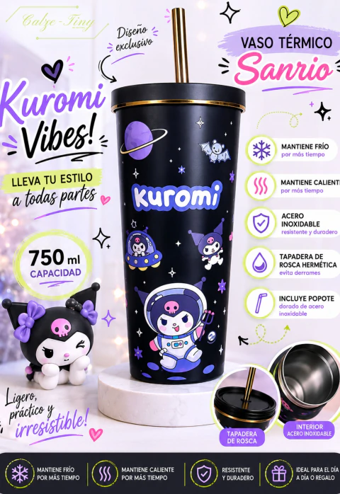Vaso Acero Inoxidable Sanrio en internet