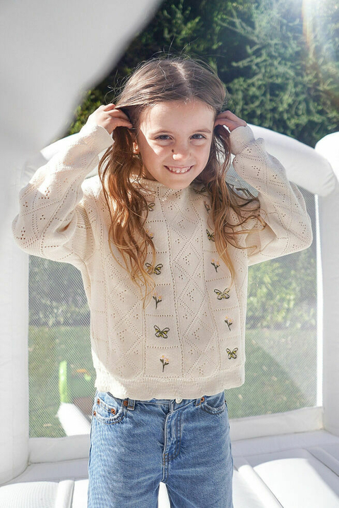 SWEATER LITTLE MUNA CRUDO