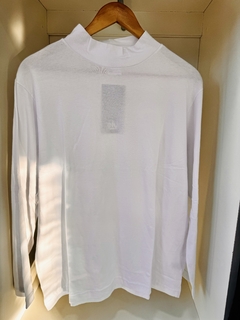 Remera Manga Larga Blanca