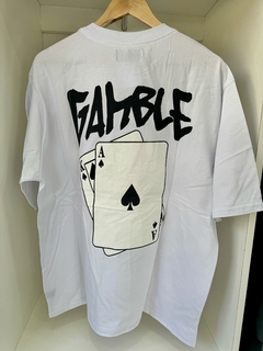 Remera White Cards