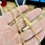 Corrente Cadeado Alongado 5mm 18gr Fecho Duplo Banhado A Ouro 18k - comprar online