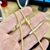 Corrente e Pulseira Cadeado Duplo 3mm Fecho Duplo Banhado A Ouro 18k - loja online