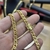 Corrente Grumet Lacraia 7mm Fecho Trava Dupla Banhada A Ouro 18k - comprar online