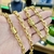 Corrente e Pulseira Cadeado 8mm Fecho Duplo Banhado A Ouro 18k - comprar online