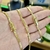 Corrente e Pulseira Grumet Flat 4mm Fecho Duplo Banhado A Ouro 18k - comprar online