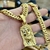 Corrente Grumet 13mm Com Pingente Face de Cristo G Banhado A Ouro 18k