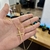 Corrente Veneziana 1mm Com Pingente Cruz Inri P Banhados A Ouro 18k na internet