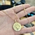 Pingente Face Cristo Redonda P Banhada A Ouro 18k na internet