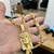 Corrente Cadeado 8mm Com Pingente Face De Cristo M Banhados A Ouro 18k - comprar online