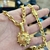 Corrente Cadeado 8mm Com Pitbull G Banhados A Ouro 18k