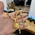 Corrente Cadeado 8mm Com Pitbull G Banhados A Ouro 18k - comprar online