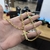 Corrente Cadeado 5mm Com Pingente Cruz Relevo M Banhados A Ouro 18k na internet
