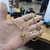 Corrente Cadeado 3mm Com Pingente Cruz Amarrada M Banhados A Ouro 18k na internet