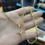Corrente Cadeado 3mm Com Pingente Cruz Amarrada M Banhados A Ouro 18k