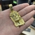 Pingente Face De Cristo G Banhado A Ouro 18k