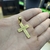 Pingente Cruz Relevo P Banhada A Ouro 18k