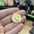 Pingente Face Cristo Redonda P Banhada A Ouro 18k