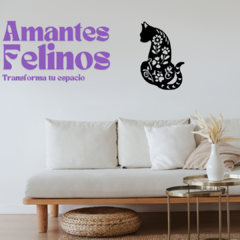 Gato con Flores