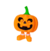Calabaza Fluor Halloween con patitas - Recoleta3D