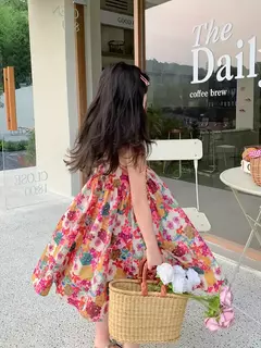 Vestido con Tirantes Estilo Dulce de Niñas - comprar en línea