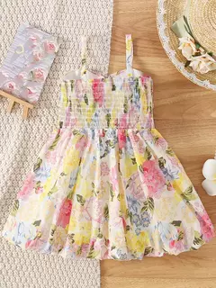 Vestido de flores de verano para niñas - comprar en línea
