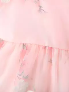 Vestido de Princesa Floral Rosa en internet
