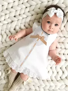 Conjunto de Vestido Sin Mangas Chic de Verano y Diadema