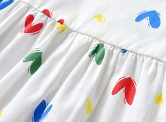 vestido de verano transpirable para niñas arcoiris - Baby Haus Mx