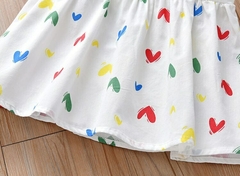 vestido de verano transpirable para niñas arcoiris - tienda en línea