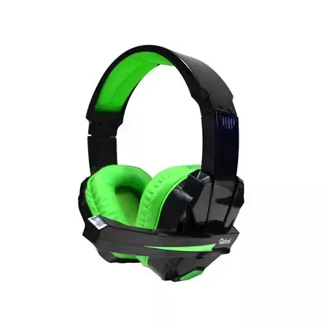 AURICULAR GLOBAL GAMER CON MICROFONO Y LUCES STEREO CON CABLE JACK 3.5 CON ADAPTADOR - comprar online