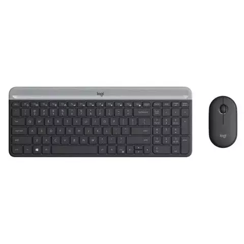 TEC+MOUSE LOGITECH MK470 SLIM WIRE USB BLACK