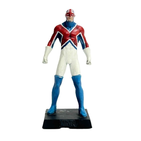 Miniatura em Metal Eaglemoss Capitão Britânia