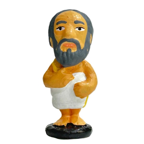 Miniatura em Metal do Filósofo Sócrates