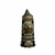 Tankard Alemão Hamburg lisnad (Caneca de Chope) com tampa em Pewter com pintura de torre de castelo