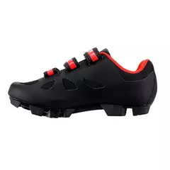 SAPATILHA ABSOLUTE NERO MTB PRETO/VERMELHO
