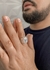 Anel Cravejado de Jesus Masculino em Aço Inox - comprar online