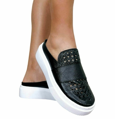 TÊNIS MULLE FEMININO COURO LEGÍTIMO