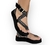 PAPETE FLAT FEMININA PLATAFORMA SERPENTE - comprar online