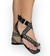 SANDÁLIA FLAT FEMININA RASTEIRA SERPENTE