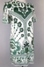 Vestido Curto Algodão Off White Estampa Farm Verde - Dip Chic Brechó Boutique