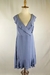 Vestido Crepe Azul - Plus Size - comprar online
