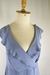 Vestido Crepe Azul - Plus Size
