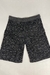 Bermuda Moleton Preta Brooklyn Cloth - Dip Chic Brechó Boutique