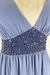 Vestido Festa Seda Azul Elementais - Dip Chic Brechó Boutique