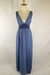 Vestido Festa Seda Azul Elementais na internet