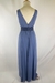 Vestido Festa Seda Azul Elementais - comprar online