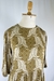 Vestido Longo Estampado Marrom - comprar online