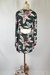 Vestido Curto Verde Estampa Flores Rosa - comprar online